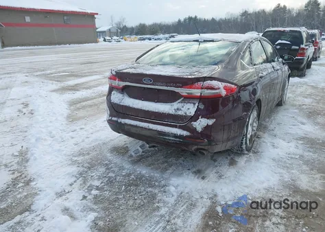 2018 Ford Fusion Se из США, поврежденный, VIN 3FA6P0HD9JR237316